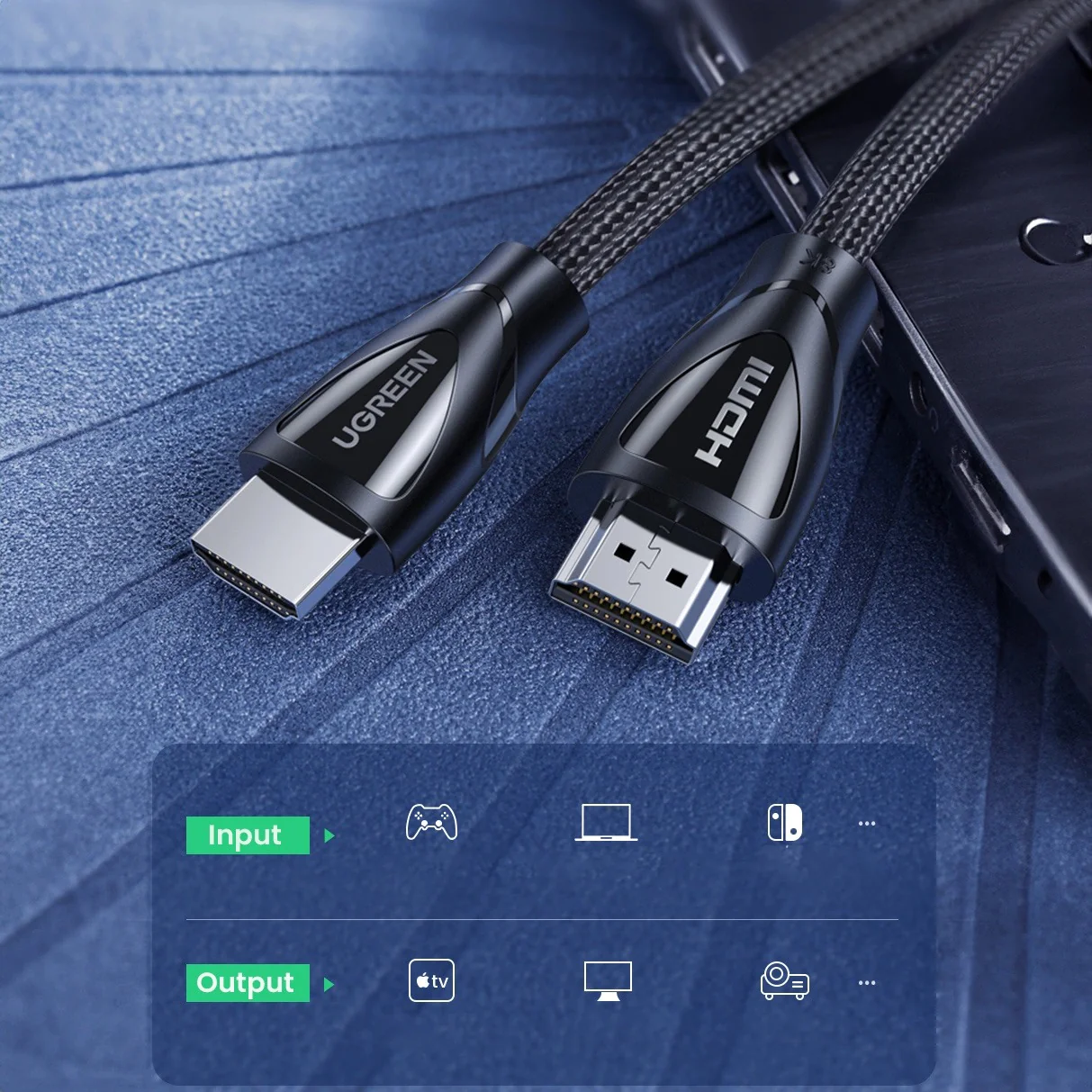 UGreen HDMI 2.1 Male To Male Cable - 3m (Black) (HD140/80404) - Image 7