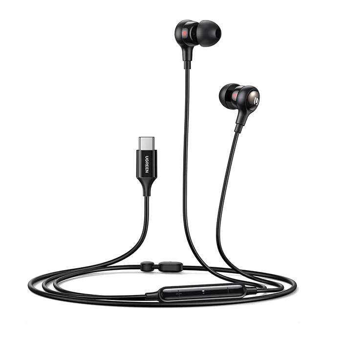 UGreen In-Ear Earphones With Type-C Connector (Black) (EP103/30638) - Image 2