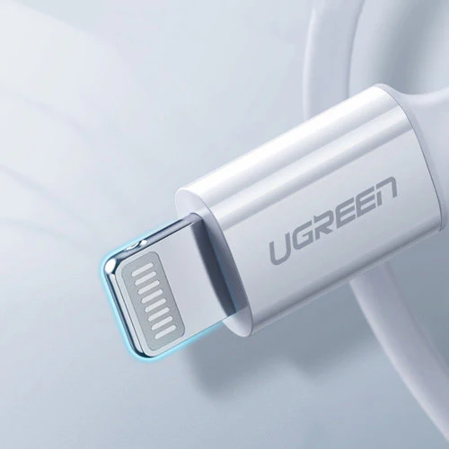 UGreen Lightning To Type-c 2.0 Male Cable - 1.5m (White) (US171/60748) - Image 4