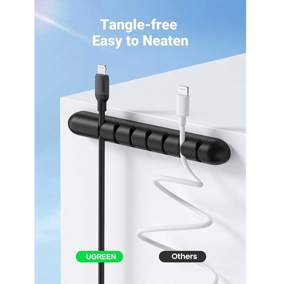 UGREEN Lightning To USB-C Silicone PD Charging Cable (Black, Blue, Green, Pink) - Image 8