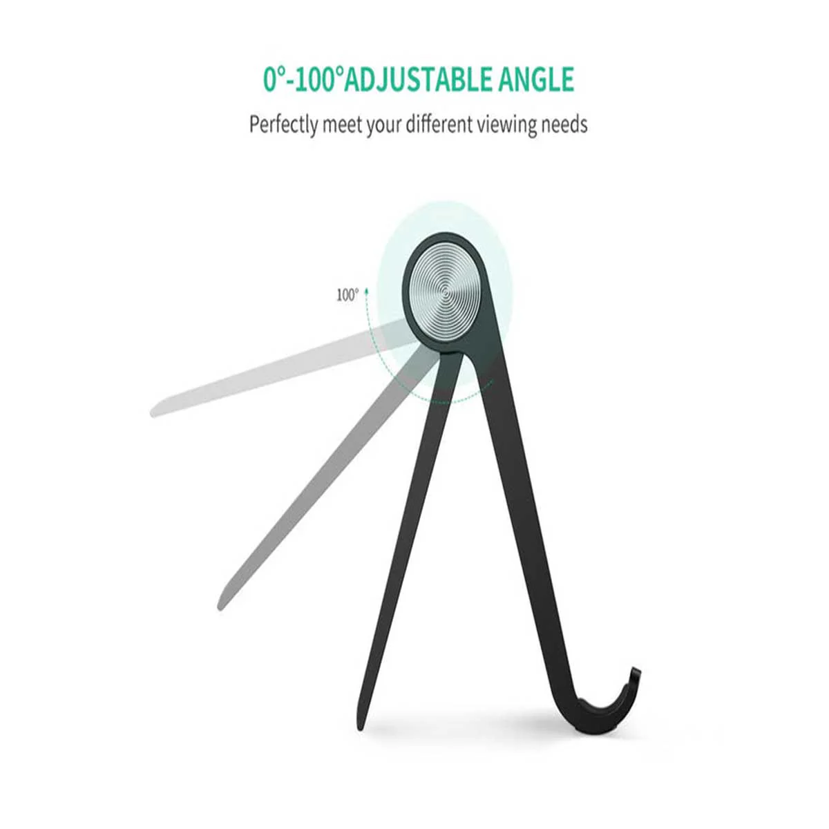 UGreen Multi-Angle Adjustable Portable Phone Stand (Black) (LP106/50747) - Image 3