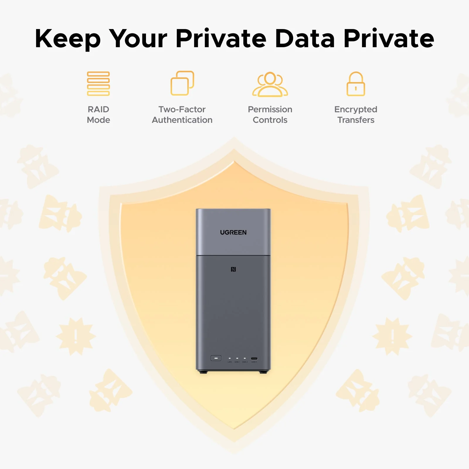 Ugreen NASync DH2300 2-Bay NAS Diskless Personal Cloud Storage (DH2300/95432) - Image 4