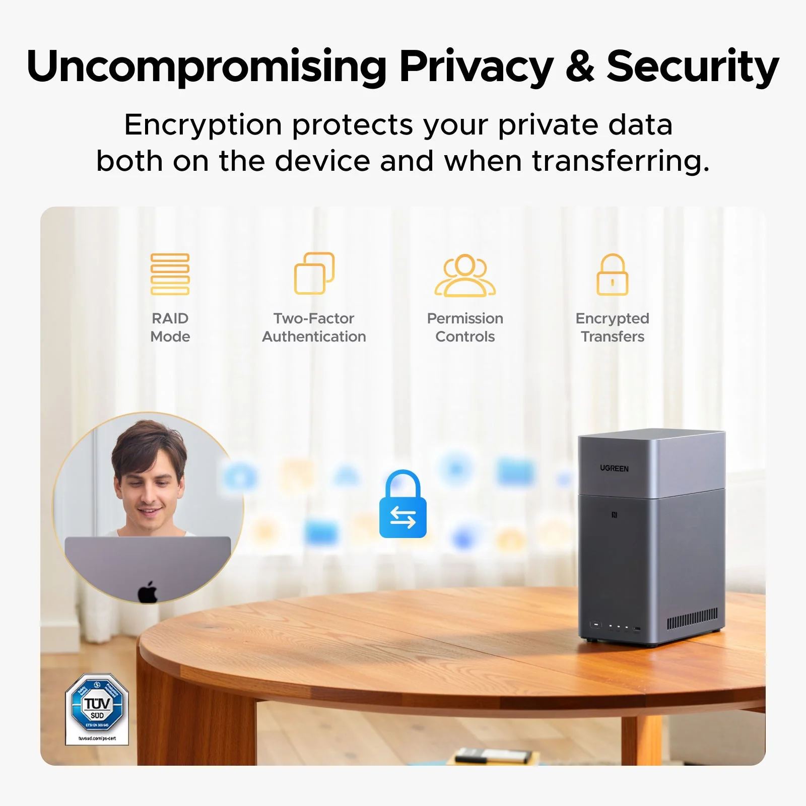Ugreen NASync DH2300 2-Bay NAS Diskless Personal Cloud Storage (DH2300/95432) - Image 5