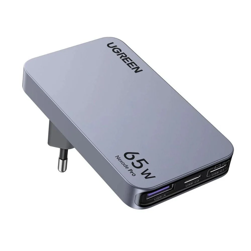 Ugreen Nexode Pro 3-Port USB-A + 2x USB-C 65W GaN Ultra-Slim Fast Charger (X753/15817) - Image 4