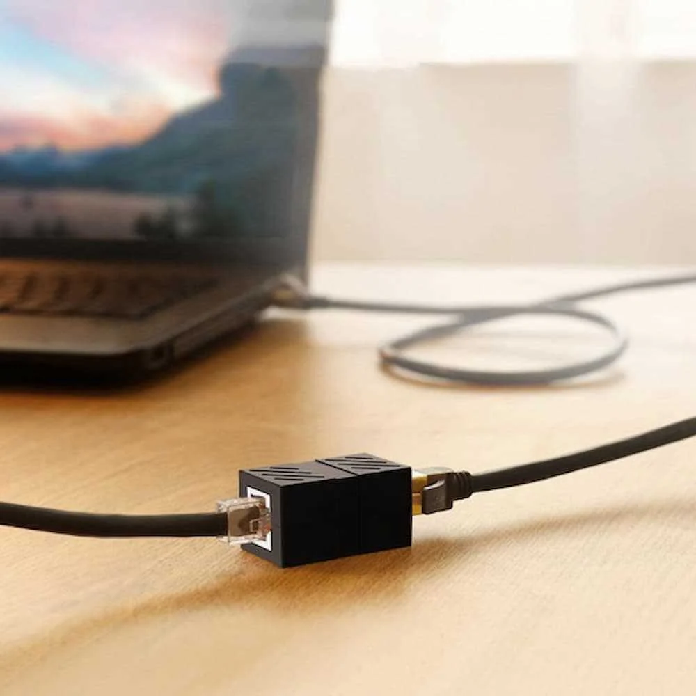 UGreen RJ45 Ethernet Cable Extender Adapter - 1 Piece (Black) (NW114/20390) - Image 3