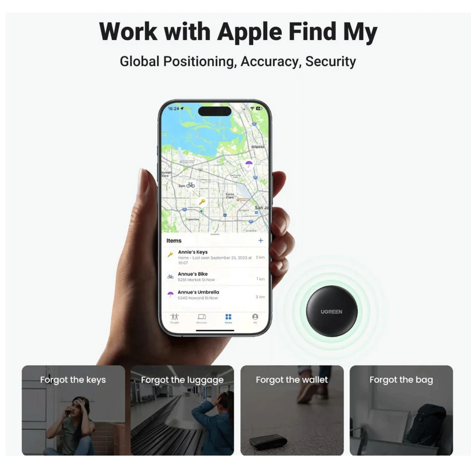 Ugreen Smart Bluetooth Finder (CM520/60387) - Image 9