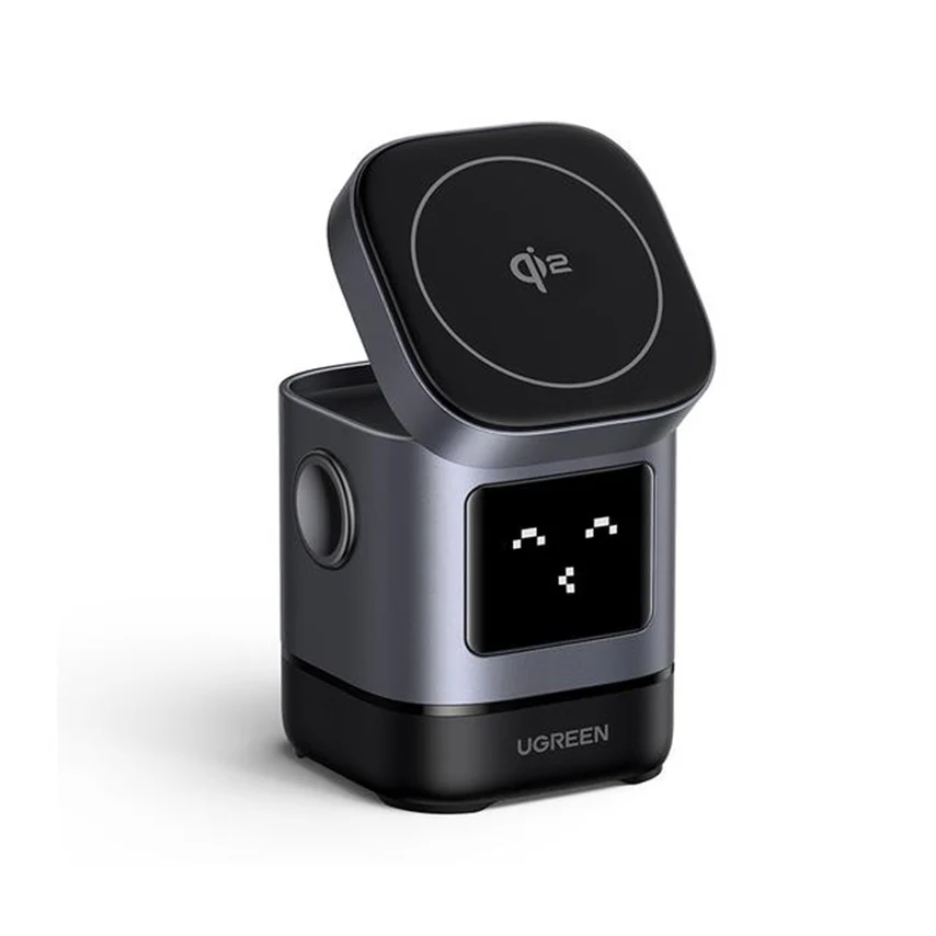 Ugreen Uno Robot 2-in-1 15W Magnetic Wireless Charger for iPhone & AirPods (W709/45775) - Image 2