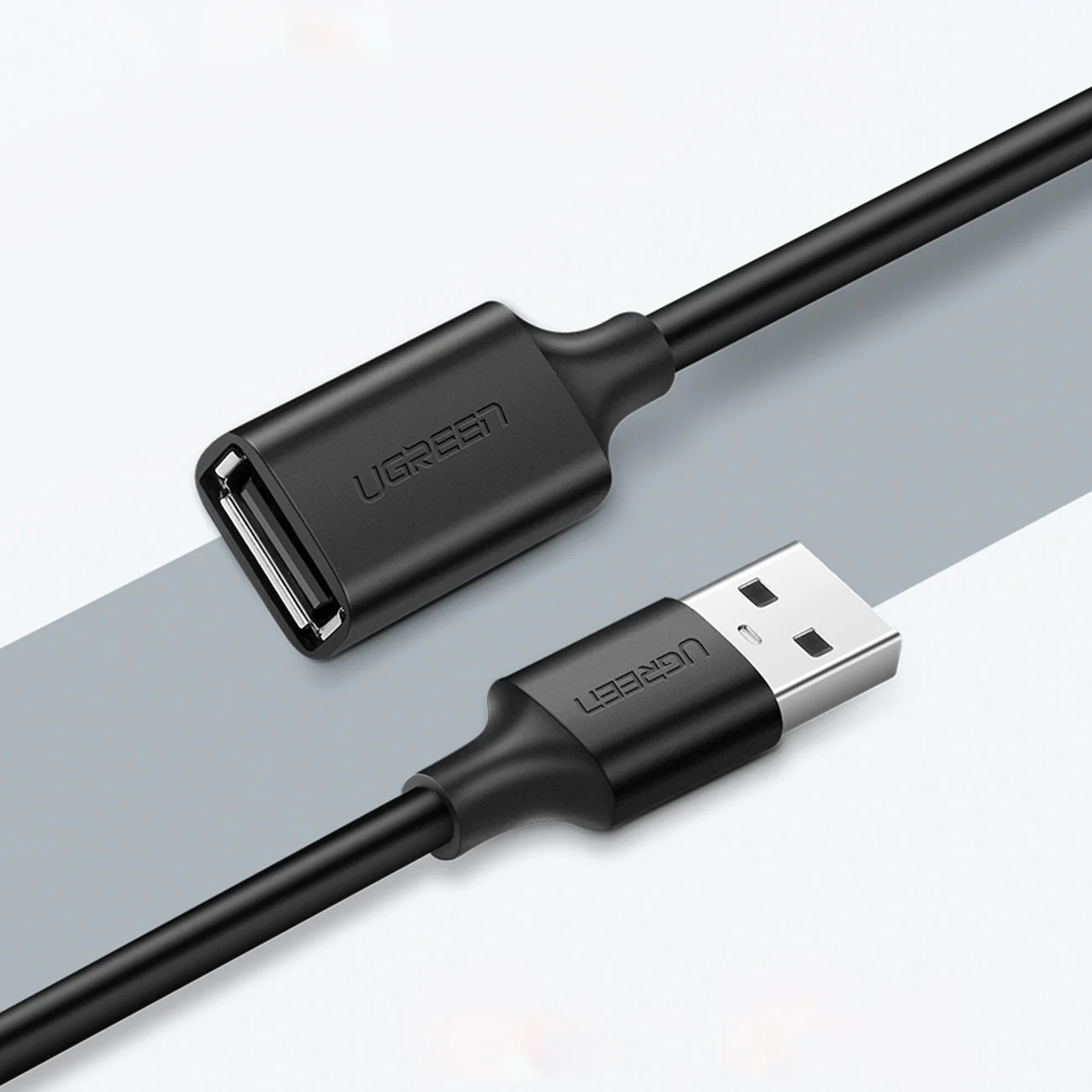 UGreen USB 2.0 A Male To Female Extension Cable - 5M (Black) (US103/10318) - Image 3