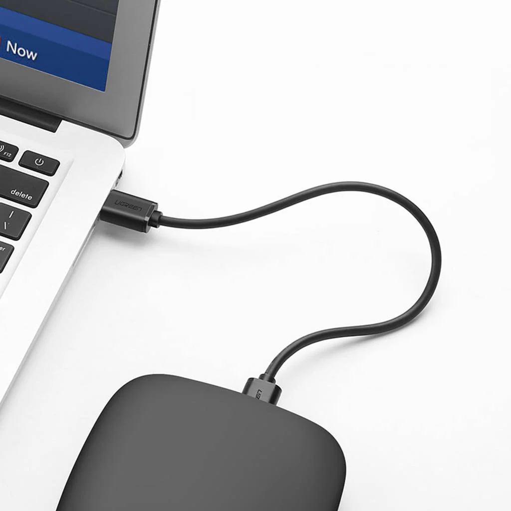 UGreen USB 2.0 A Male To Male Cable (Black) (0.5m, 1.5m, 2m) - Image 5