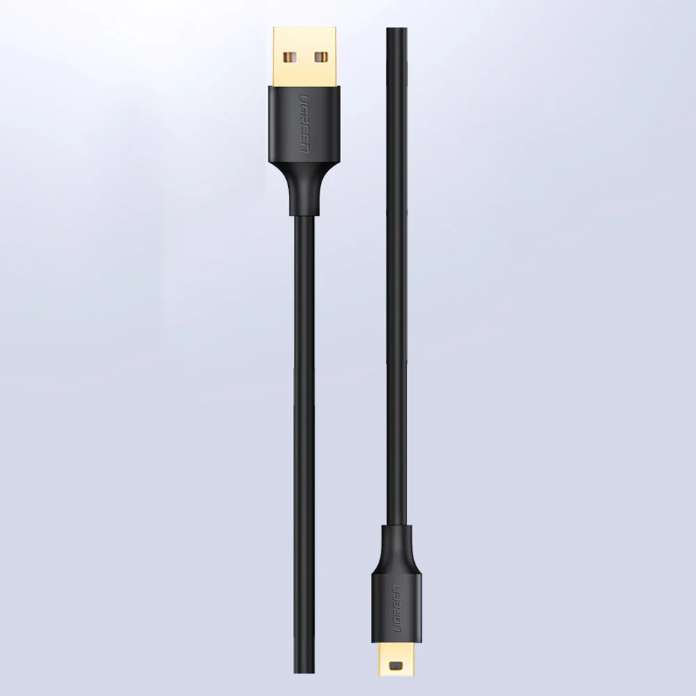 UGreen USB 2.0 A Male To Mini Usb 5 Pin Male Cable - 0.5m (Black) (US132/10354) - Image 4