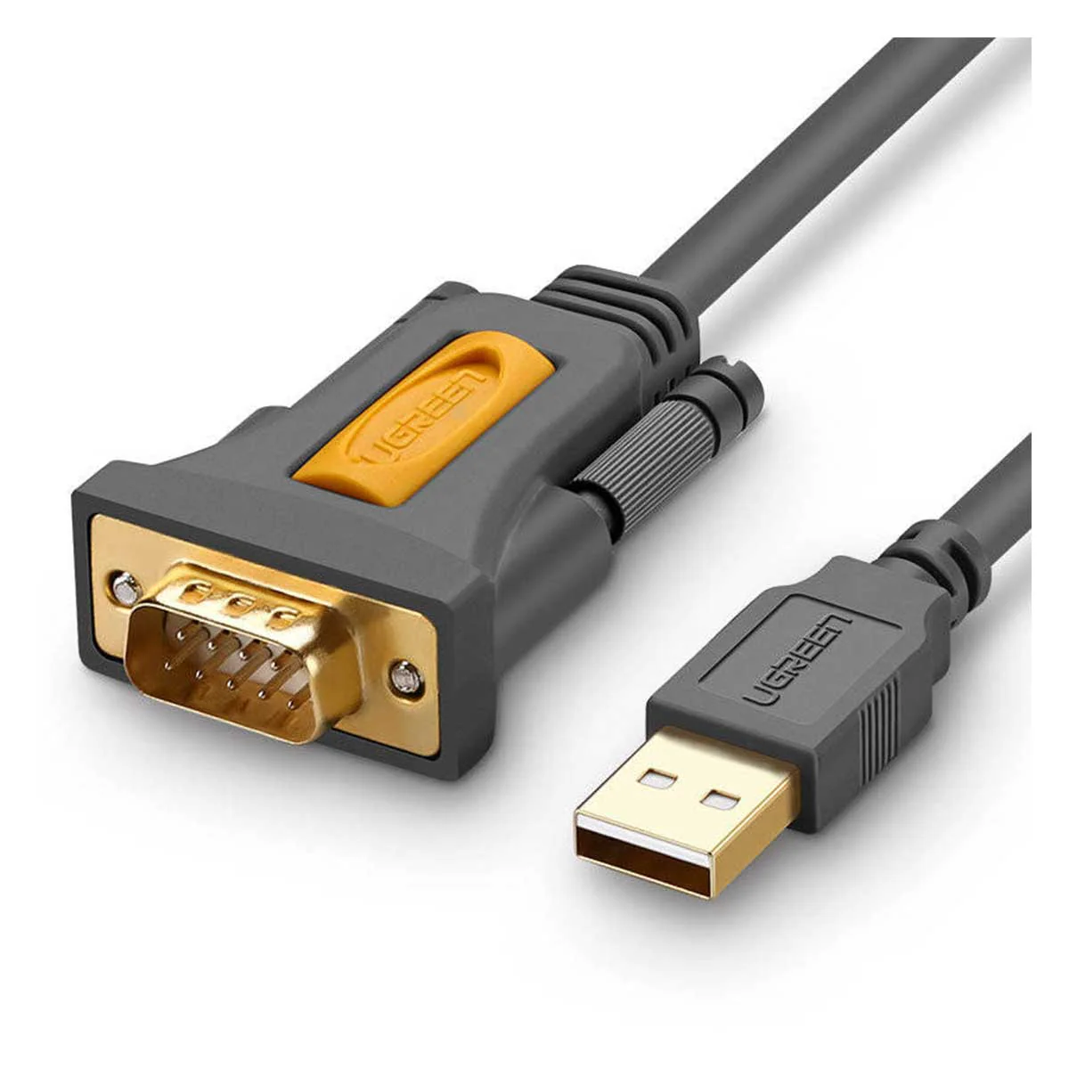 UGreen USB 2.0 A TO DB9 RS-232 male adapter cable - 3m (Black) (CR104/20223)