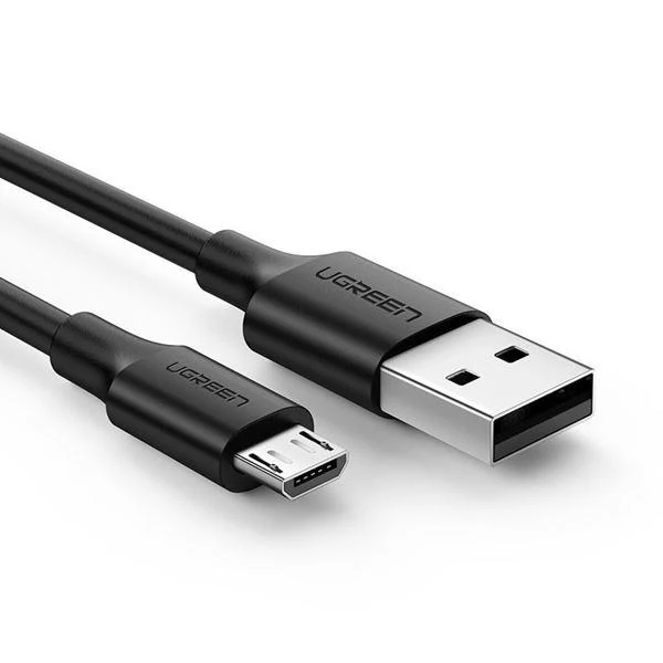 UGreen USB 2.0 A To Micro USB Cable - 0.25m (Black) (US289/60134) - Image 2