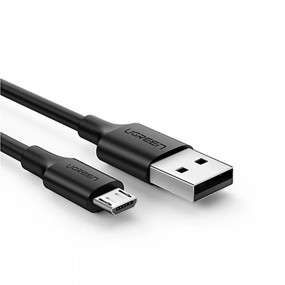Ugreen USB 2.0 A To Micro USB Cable Nickel Plating 0.5M (Black) (US289/60135)