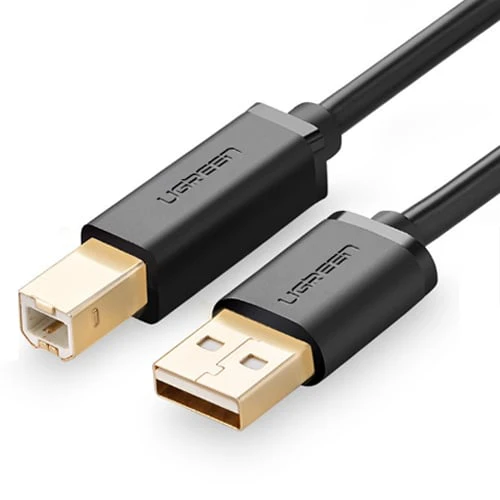 UGreen USB 2.0 AM  To BM Print Cable - 5M (Black) (US135/10352)