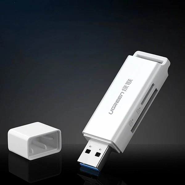 UGreen USB 3.0 Card Reader For TF/SD (White) (CM104/40753) - Image 4