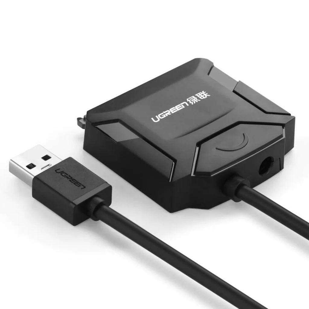 UGreen USB 3.0 To SATA III Hard Drive Adapter - 0.5M (Black) (CR108/20636)