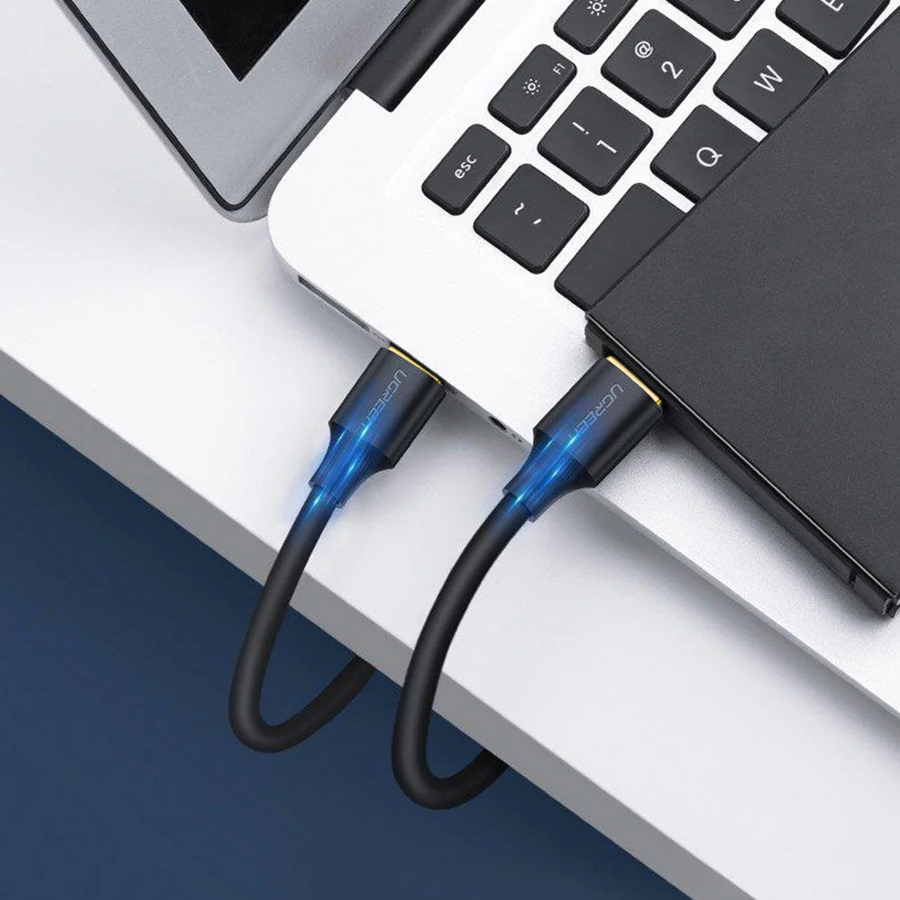 Ugreen USB-A 3.0 male to male cable - 1m (Black) (US128/10370) - Image 5
