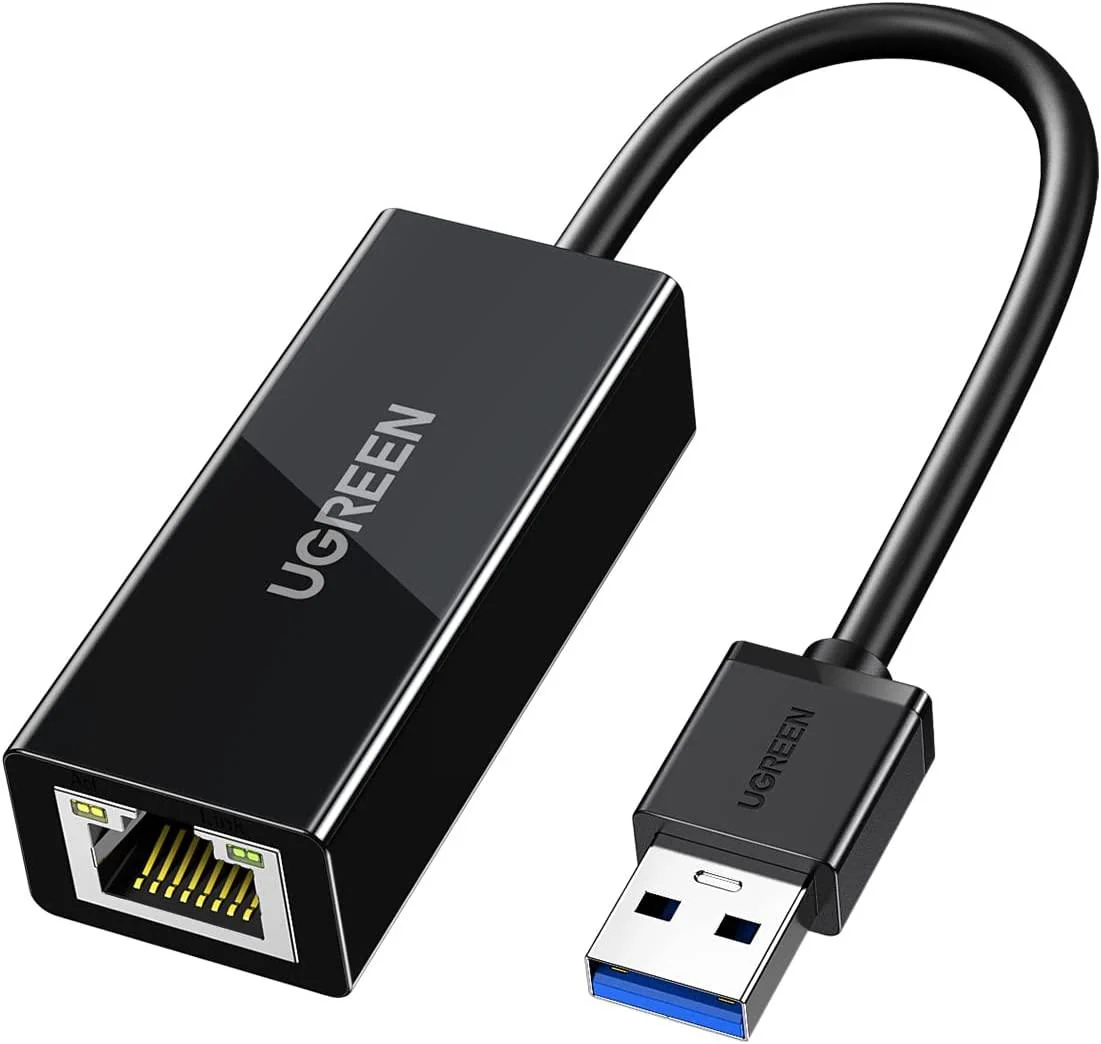 UGREEN USB-A 3.0 To Gigabit Ethernet Adapter 10cm (Black) (CR111/20256) - Image 2