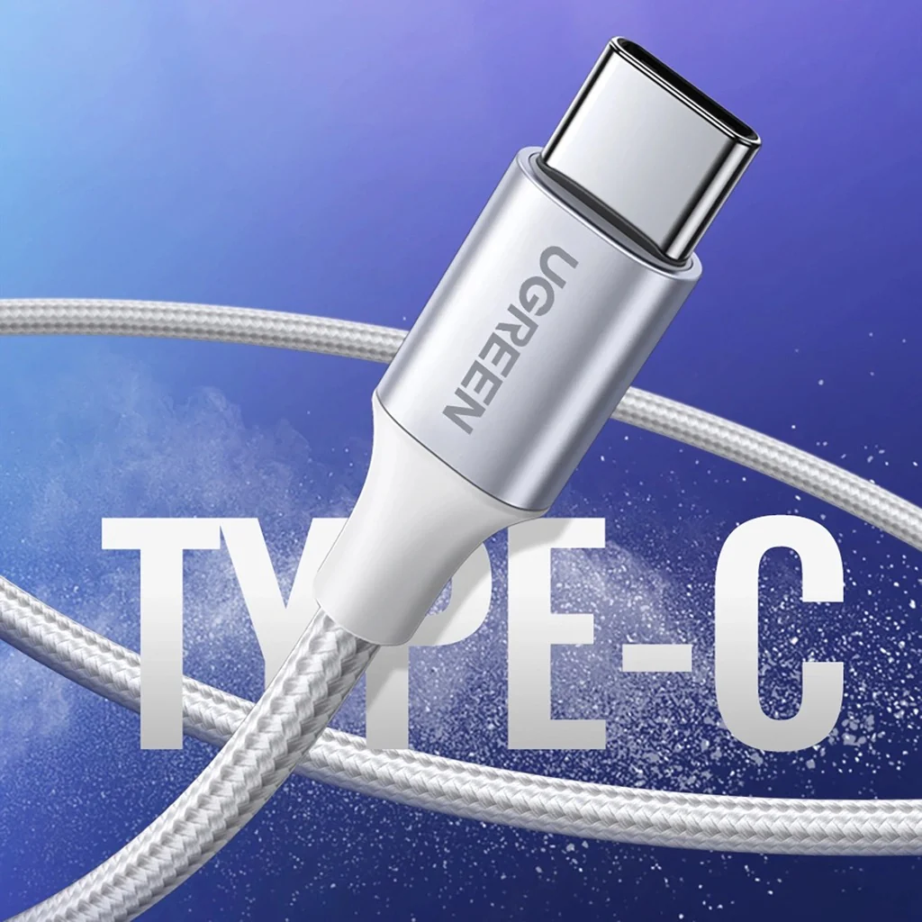 Ugreen USB-C Male to USB-A 2.0 Male Cable - (White) (1m, 2m, 3m) - Image 14