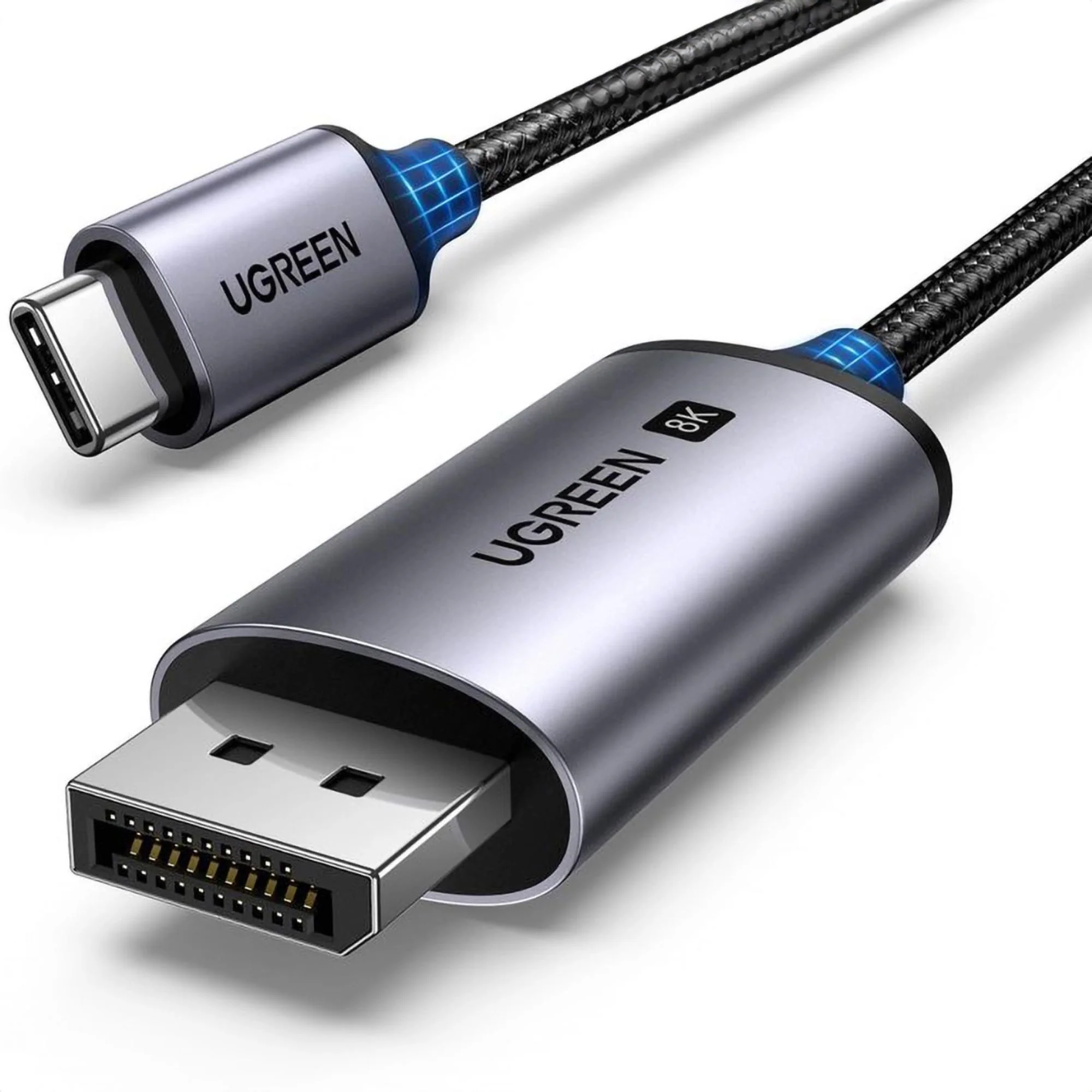 UGreen USB-C To DP 8K Cable - 2M (CM556/25158) - Image 2