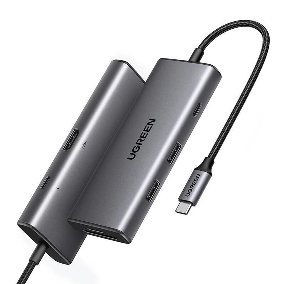 Ugreen USB-C to HDMI + 2xUSB 3.2 A + USB-C 3.2 + SD/TF + PD Converter (7-in-1) Multifunction Adapter (CM498/15531) - Image 2