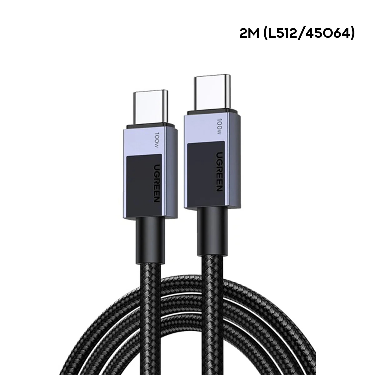 Ugreen USB-C to USB-C 100W PD Fast Charging Cable - (Space Grey) (0.5M, 2M, 3M) - Image 10