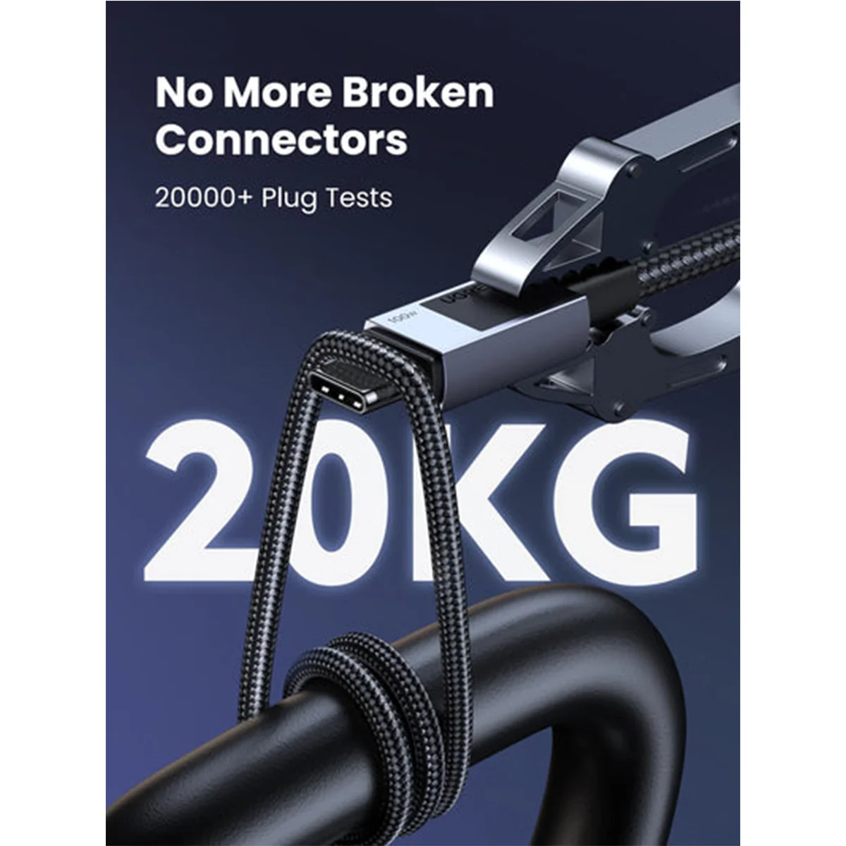 Ugreen USB-C to USB-C 100W PD Fast Charging Cable - (Space Grey) (0.5M, 2M, 3M) - Image 5