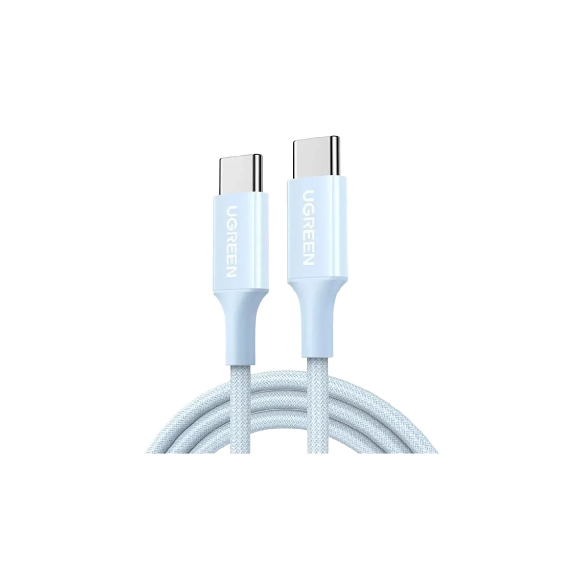 Ugreen USB-C to USB-C 3A/60W PD Fast Charging Braided Cable - 1m (Black, Pink, Titanium Gray, White, Blue) - Image 7