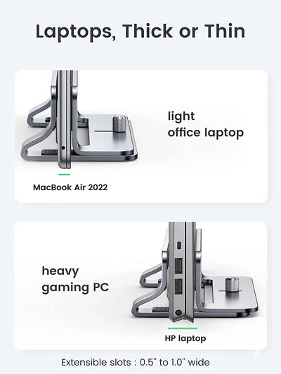 Ugreen Vertical Laptop Stand (LP258/20471) - Image 3