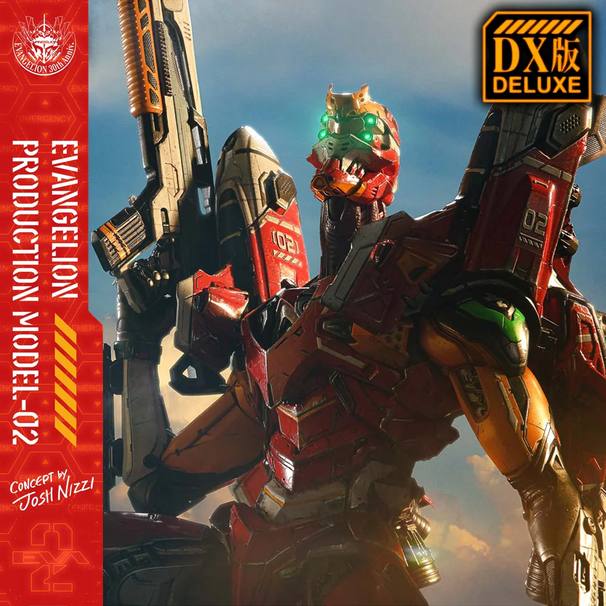 Ultimate Diorama Masterline Evangelion: Evangelion Production Model-02 - Concept by Josh Nizzi (DX Bonus Version) Pre-Order Downpayment - Image 10