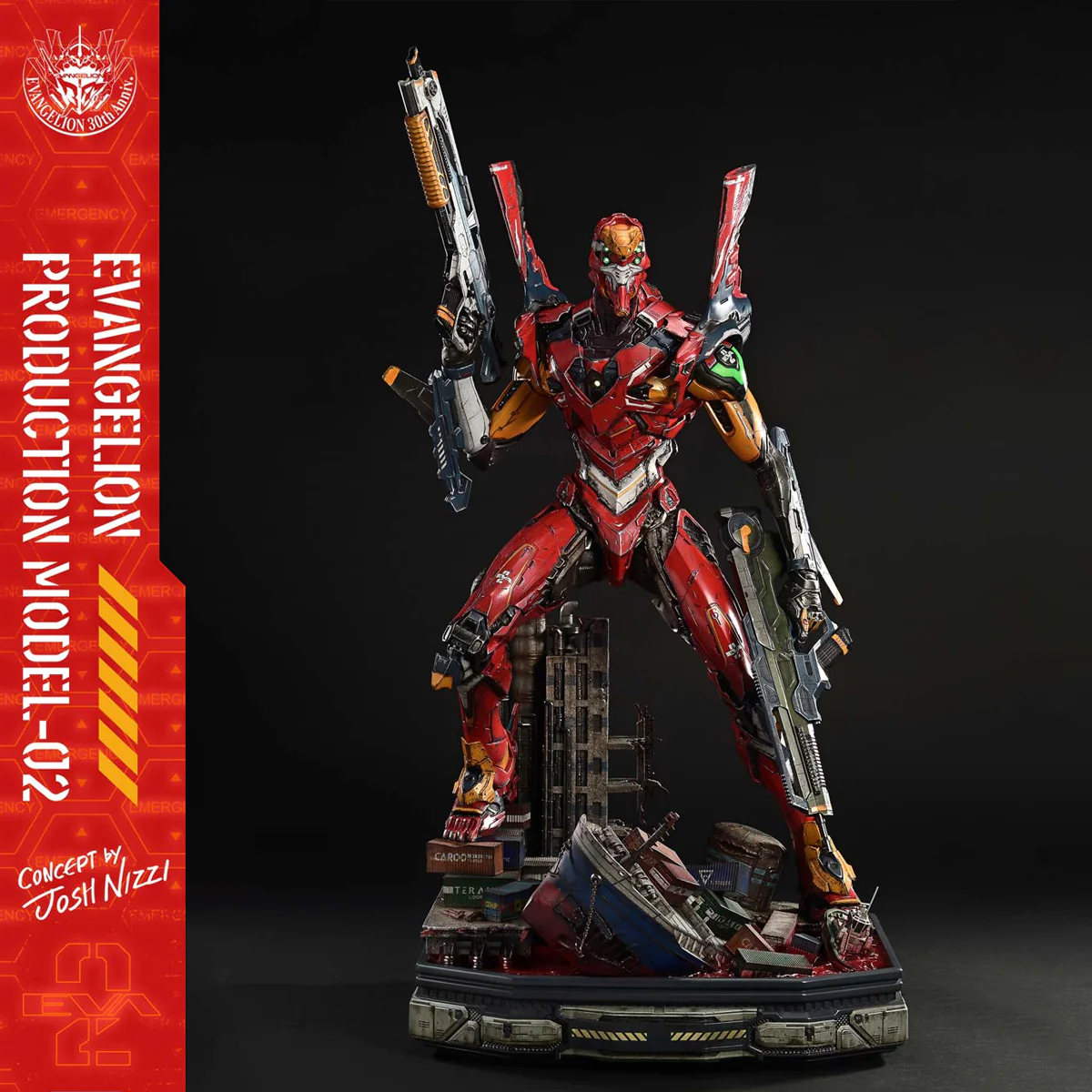Ultimate Diorama Masterline Evangelion: Evangelion Production Model-02 - Concept by Josh Nizzi (DX Bonus Version) Pre-Order Downpayment - Image 40