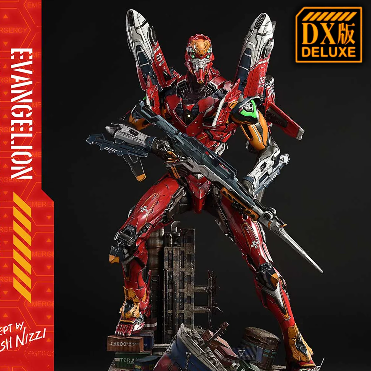 Ultimate Diorama Masterline Evangelion: Evangelion Production Model-02 - Concept by Josh Nizzi (DX Bonus Version) Pre-Order Downpayment - Image 7