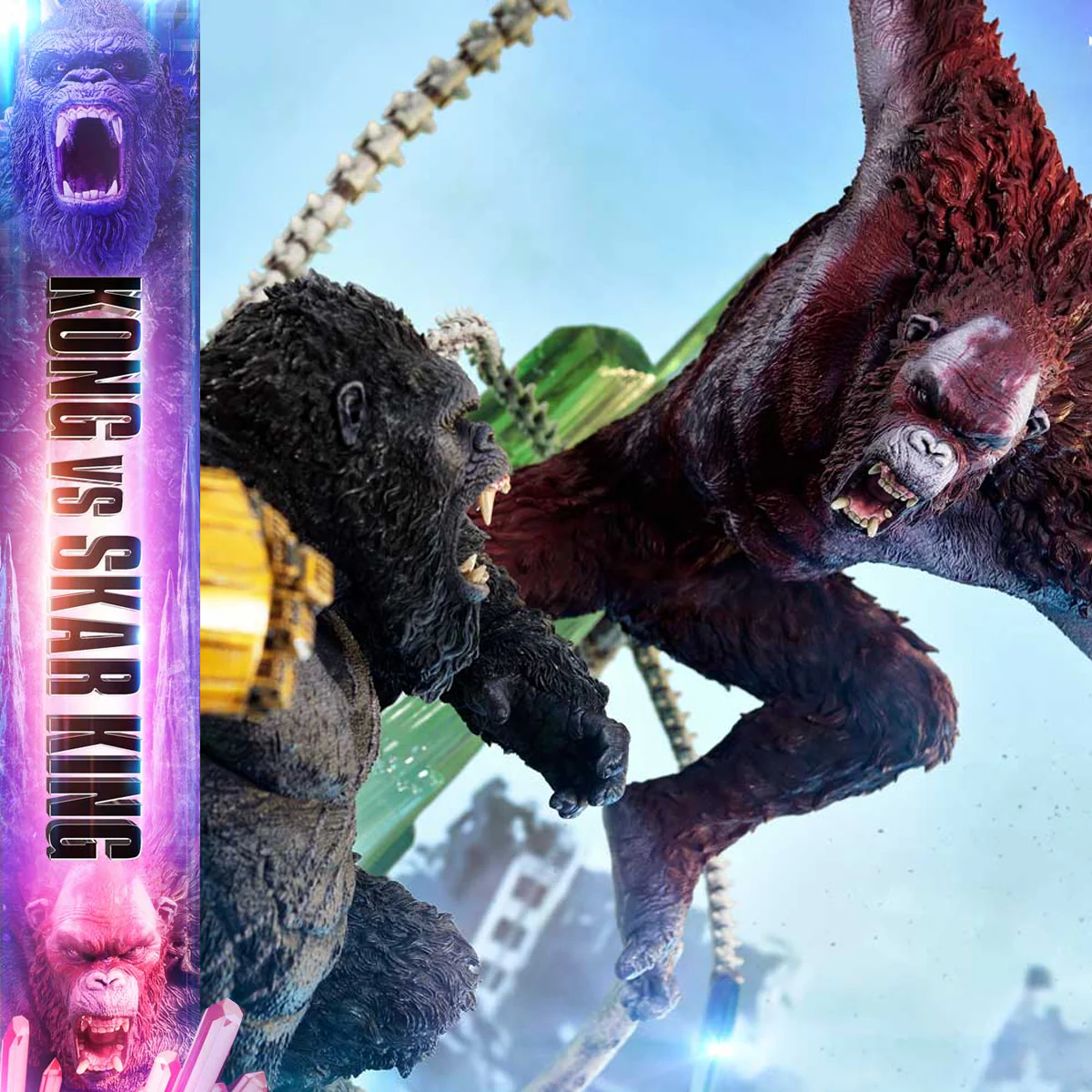Ultimate Diorama Masterline Godzilla x Kong: The New Empire (Film) Kong vs. Skar King (Regular) Pre-Order Downpayment - Image 6