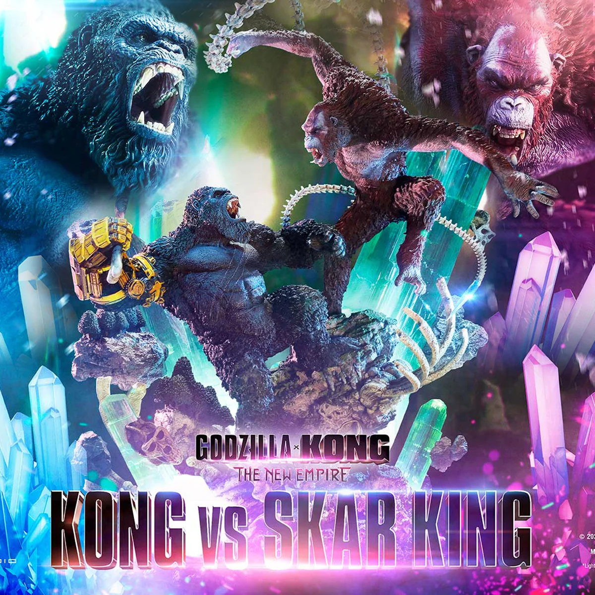 Ultimate Diorama Masterline Godzilla x Kong: The New Empire (Film) Kong vs. Skar King (Regular) Pre-Order Downpayment - Image 2