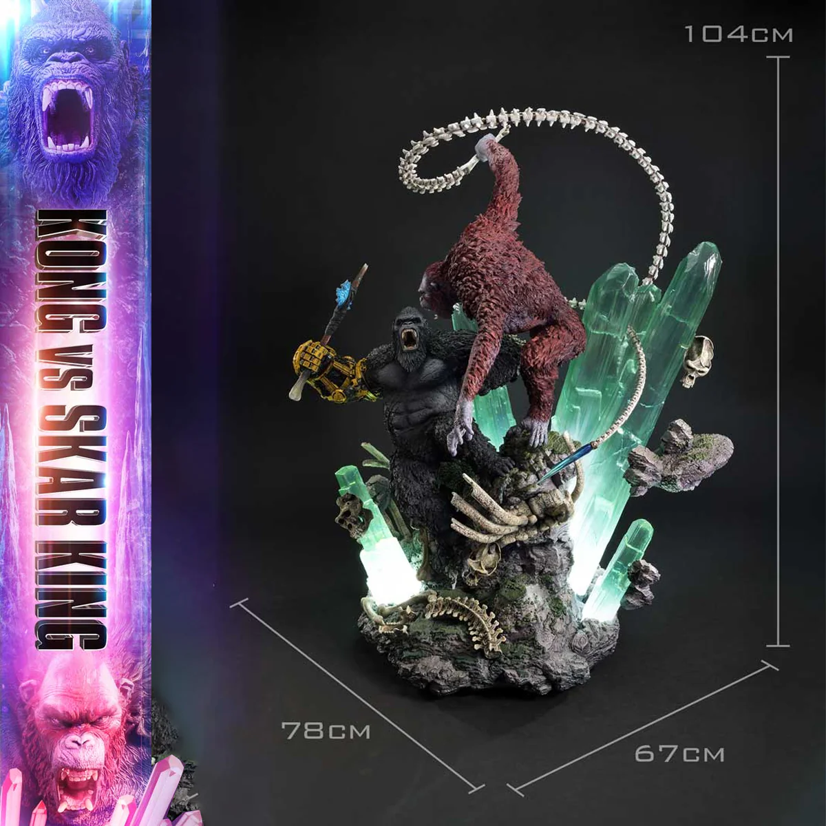 Ultimate Diorama Masterline Godzilla x Kong: The New Empire (Film) Kong vs. Skar King (Regular) Pre-Order Downpayment - Image 16