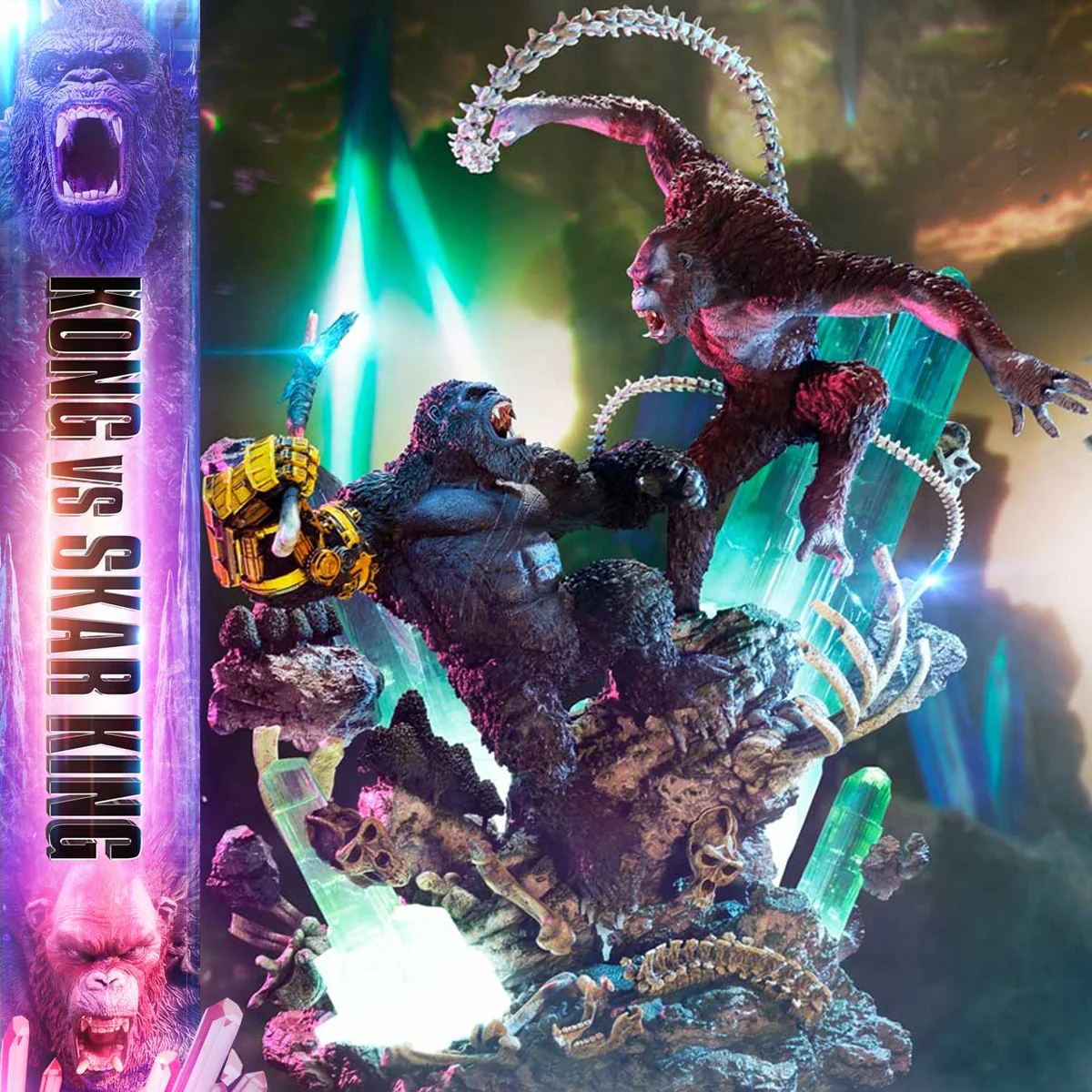Ultimate Diorama Masterline Godzilla x Kong: The New Empire (Film) Kong vs. Skar King (Regular) Pre-Order Downpayment - Image 19