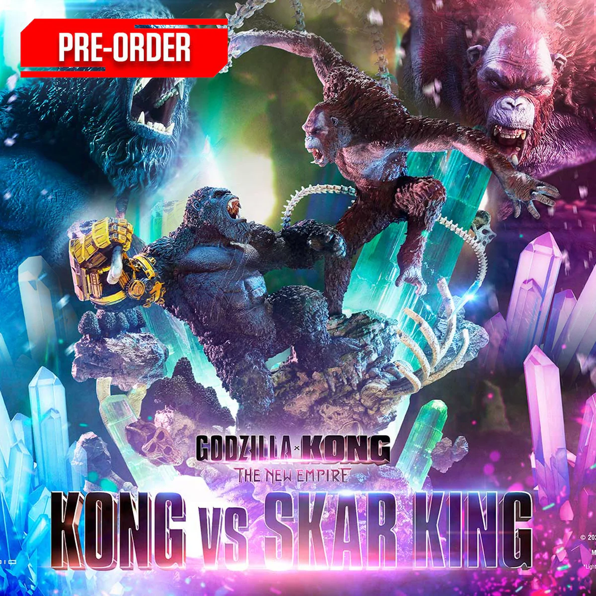 Ultimate Diorama Masterline Godzilla x Kong: The New Empire (Film) Kong vs. Skar King (Regular) Pre-Order Downpayment