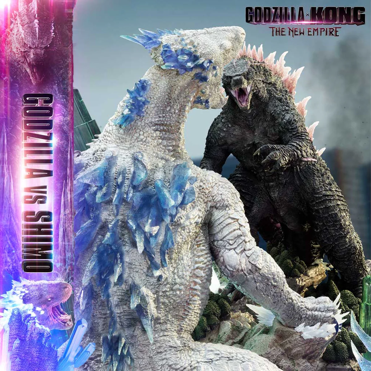 Ultimate Diorama Masterline Godzilla x Kong: The New Empire Godzilla vs. Shimo (Bonus Version) Pre-Order Downpayment - Image 9