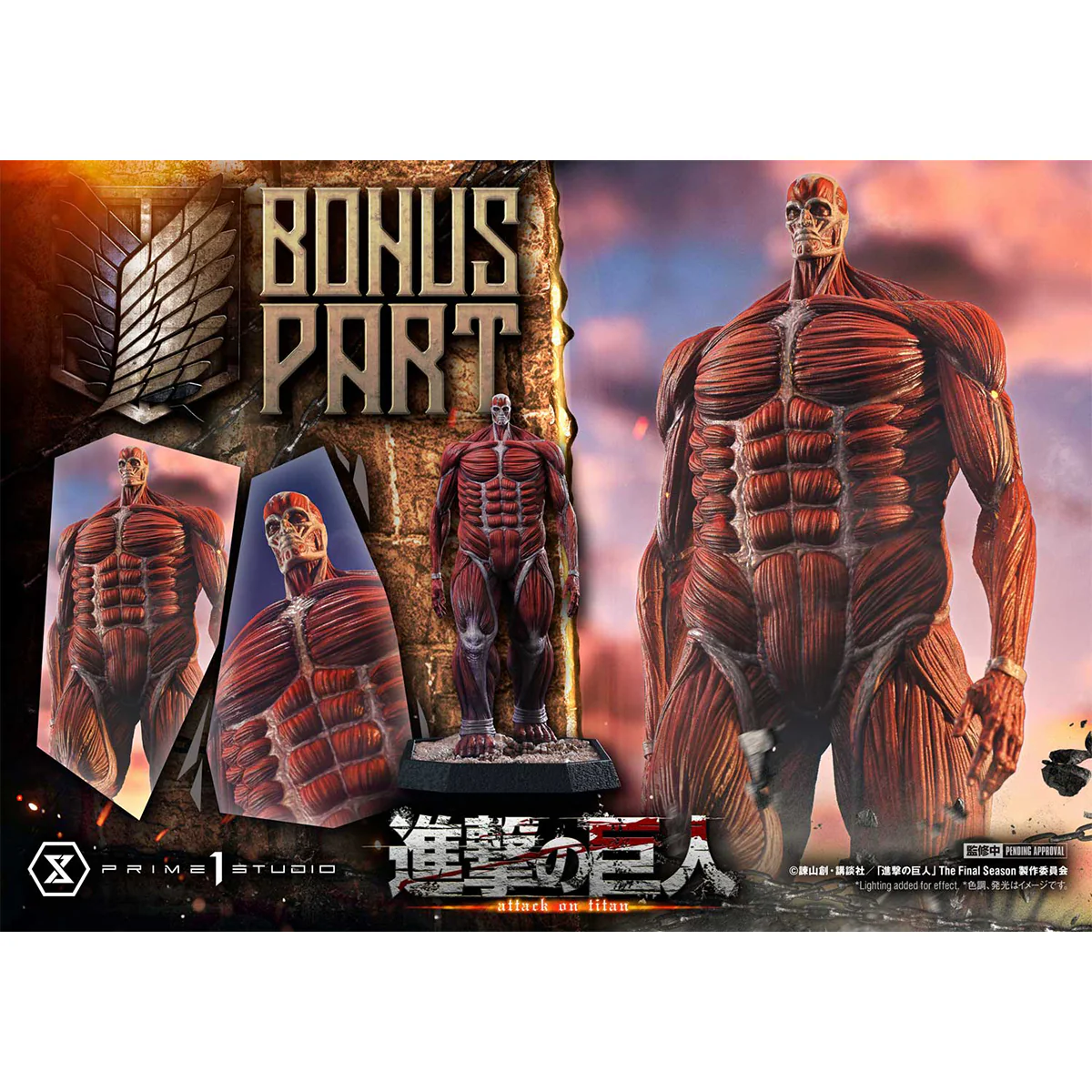 Ultimate Diorama Masterline TV animation Attack on Titan The Rumbling (Bonus Version) (UDMAOT-01S) Pre-Order Downpayment - Image 2