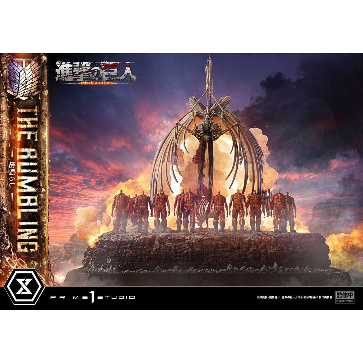 Ultimate Diorama Masterline TV animation Attack on Titan The Rumbling (Regular Version) (UDMAOT-01) Pre-Order Downpayment - Image 34