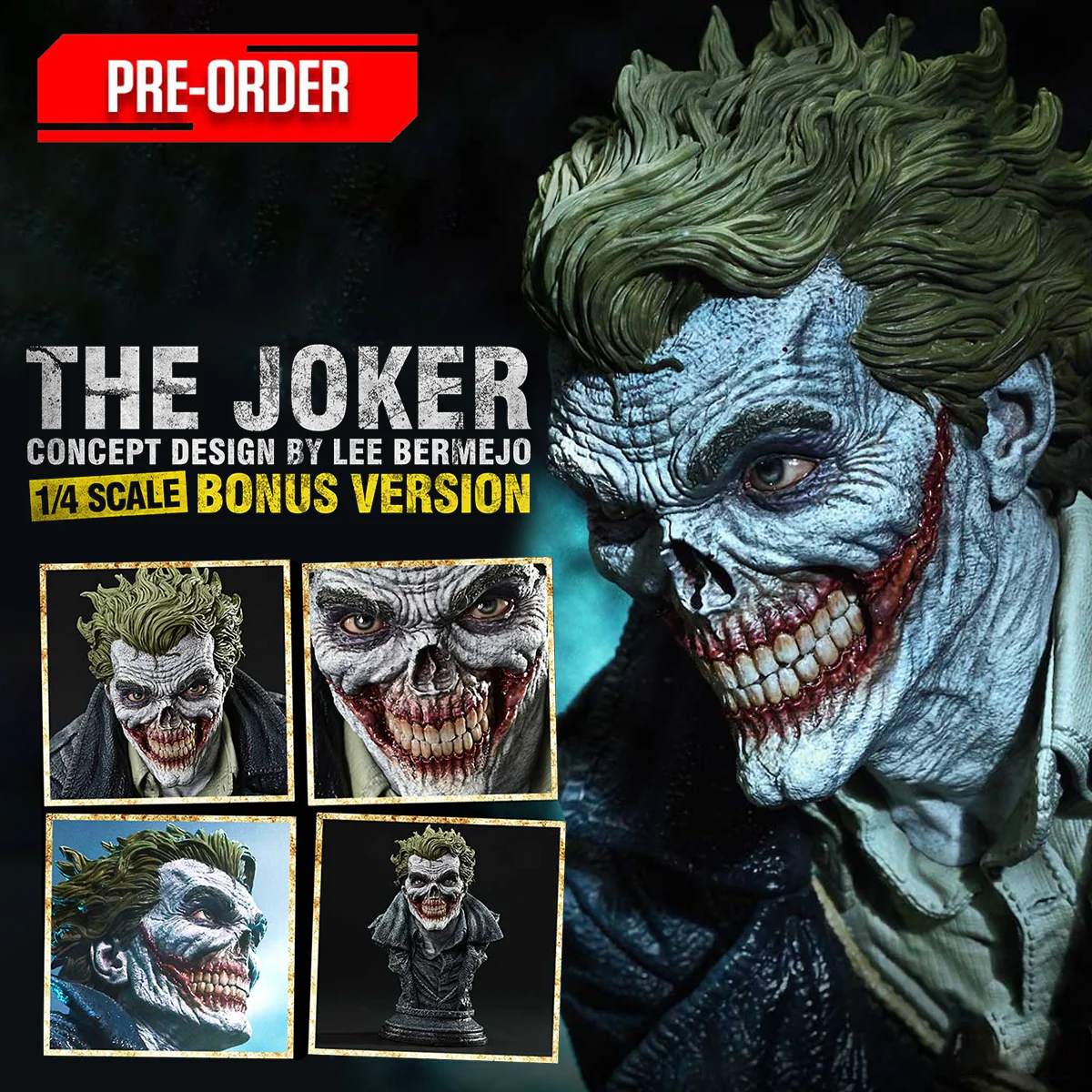 Ultimate Premium Masterline Batman (Comics) The Joker (Concept Design by Lee Bermejo) DX Bonus Verion (UPMDC-15DXS) Pre-Order Downpayment