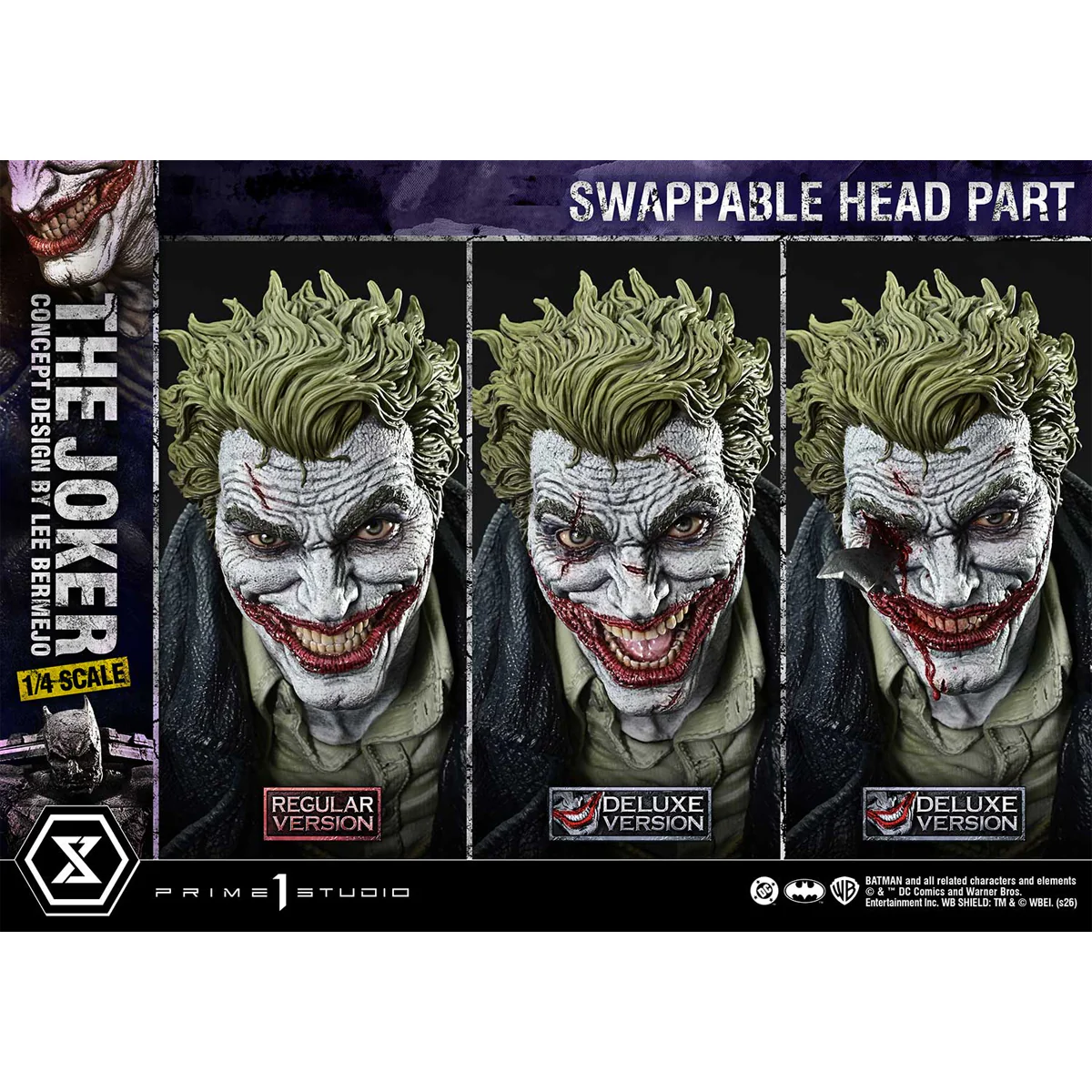 Ultimate Premium Masterline Batman (Comics) The Joker (Concept Design by Lee Bermejo) DX Bonus Verion (UPMDC-15DXS) Pre-Order Downpayment - Image 10