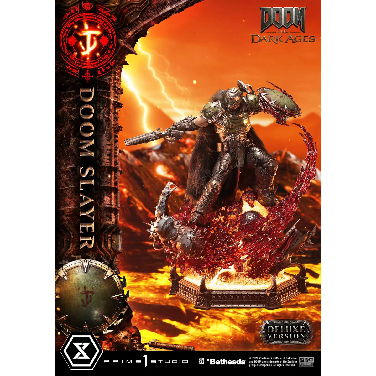 Ultimate Premium Masterline DOOM: The Dark Ages Doom Slayer Deluxe ver. (UPMDOOM-01DX) Pre-Order Downpayment - Image 2