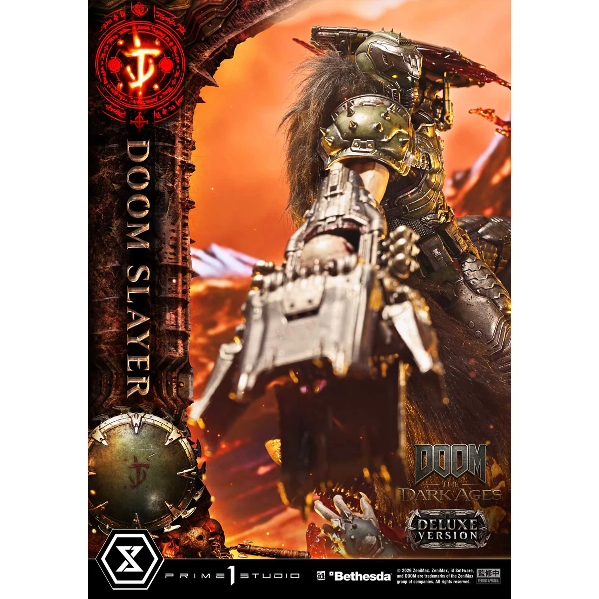 Ultimate Premium Masterline DOOM: The Dark Ages Doom Slayer Deluxe ver. (UPMDOOM-01DX) Pre-Order Downpayment - Image 3