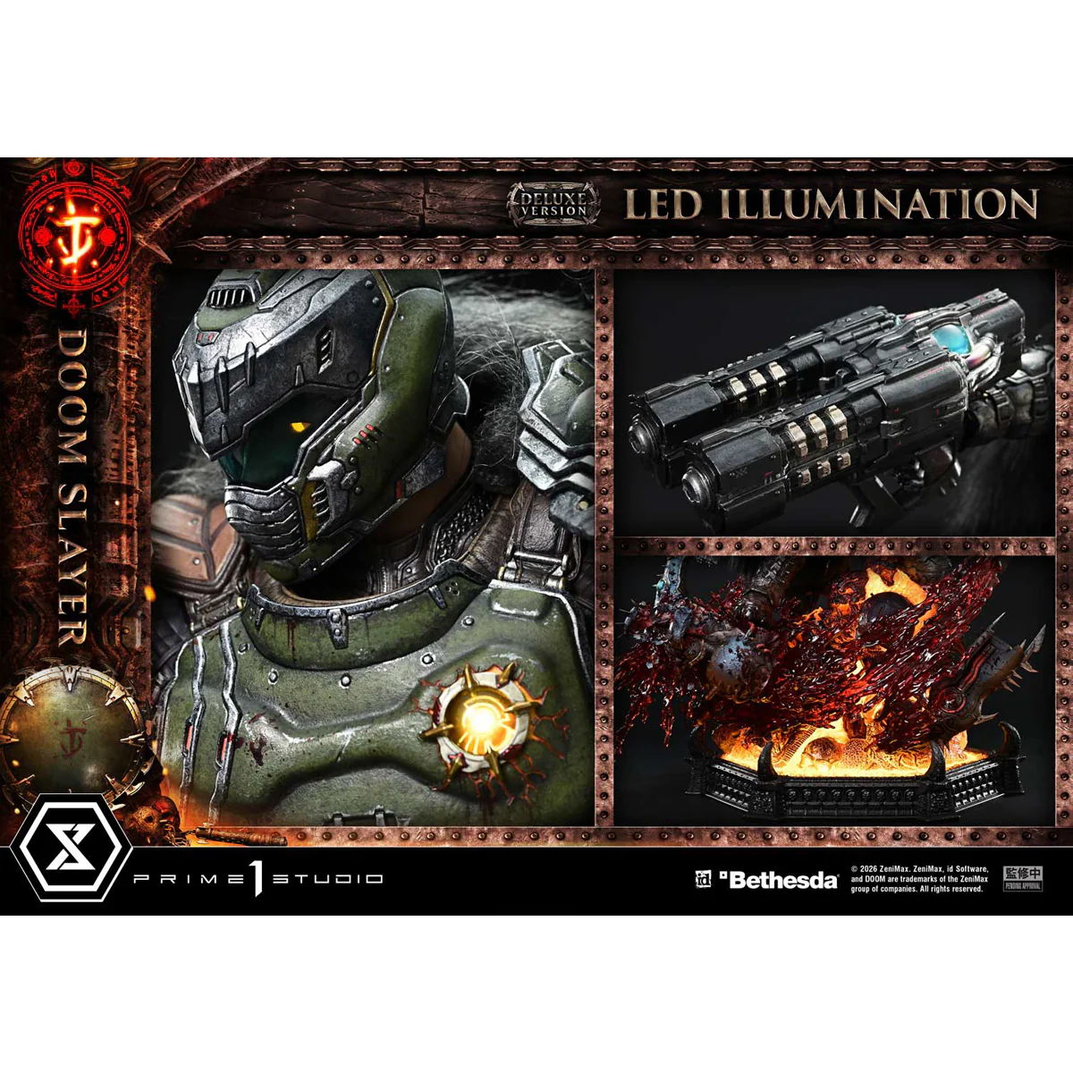 Ultimate Premium Masterline DOOM: The Dark Ages Doom Slayer Deluxe ver. (UPMDOOM-01DX) Pre-Order Downpayment - Image 6