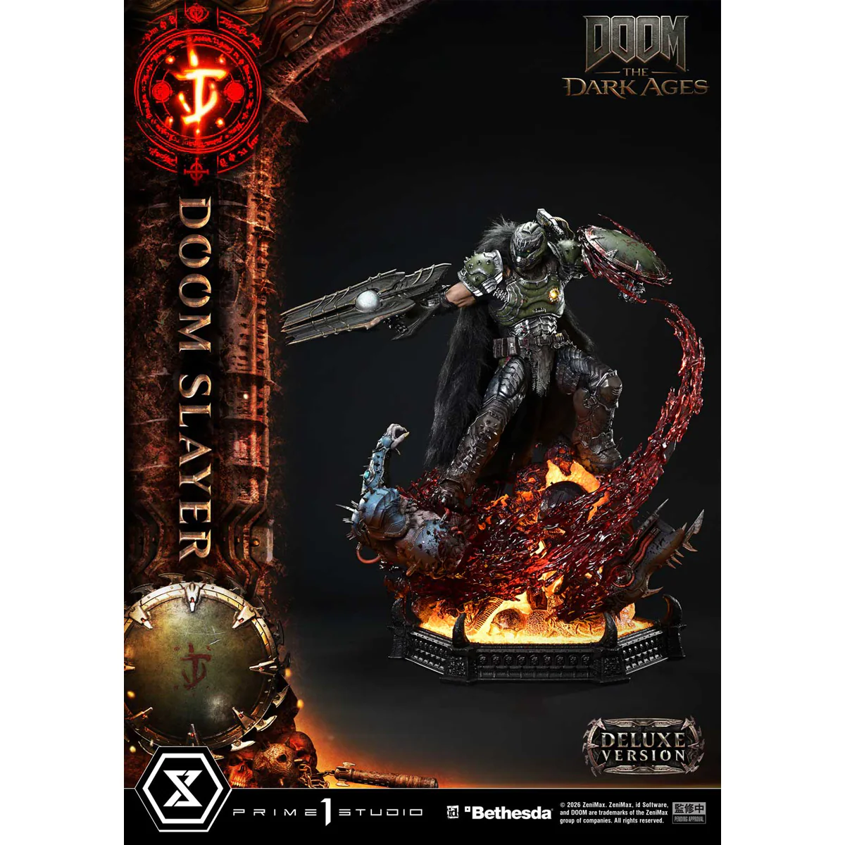 Ultimate Premium Masterline DOOM: The Dark Ages Doom Slayer Deluxe ver. (UPMDOOM-01DX) Pre-Order Downpayment - Image 9