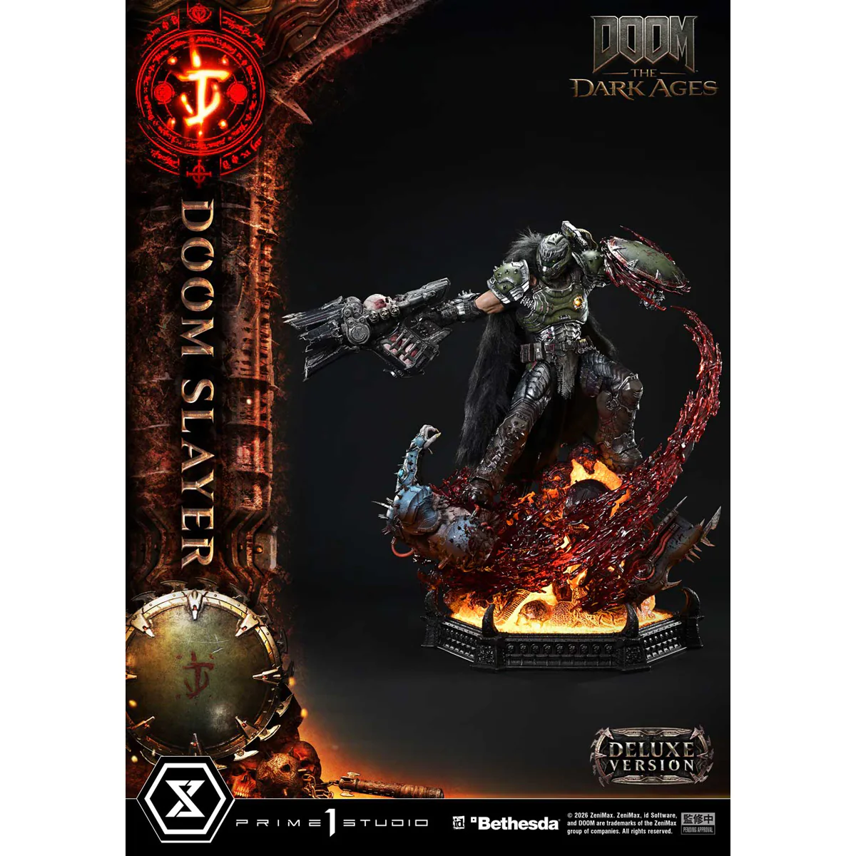 Ultimate Premium Masterline DOOM: The Dark Ages Doom Slayer Deluxe ver. (UPMDOOM-01DX) Pre-Order Downpayment - Image 12