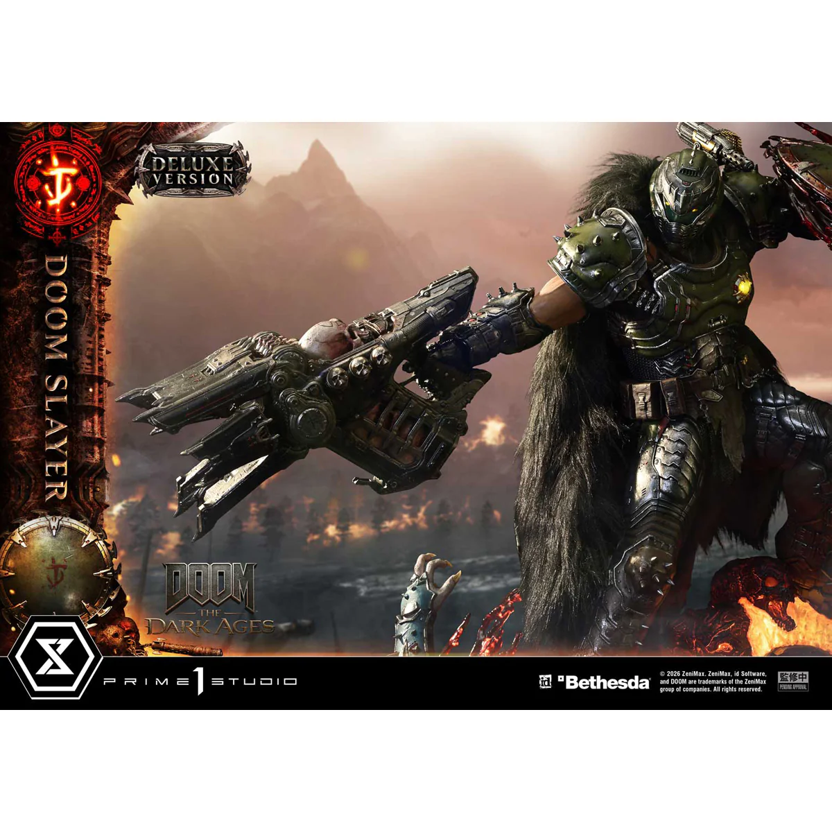 Ultimate Premium Masterline DOOM: The Dark Ages Doom Slayer Deluxe ver. (UPMDOOM-01DX) Pre-Order Downpayment - Image 27