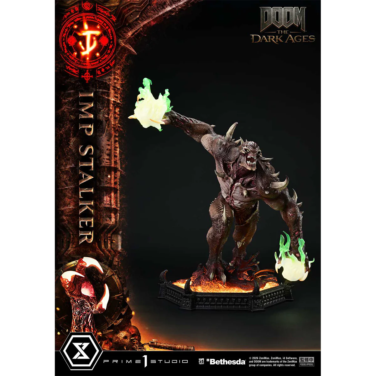 Ultimate Premium Masterline Doom: The Dark Ages Imp Stalker (Bonus Version) (UPMDOOM-02S) Pre-Order Downpayment - Image 16