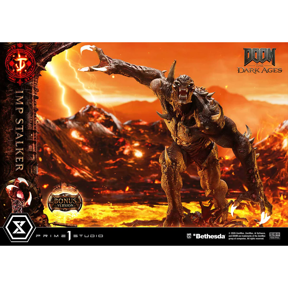 Ultimate Premium Masterline Doom: The Dark Ages Imp Stalker (Bonus Version) (UPMDOOM-02S) Pre-Order Downpayment - Image 4
